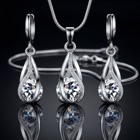 Collar Aurora - Plata de Ley 925 con Circonita